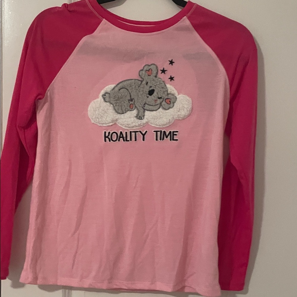 Wonder Nation Pink Long Sleeve Koala Shirt